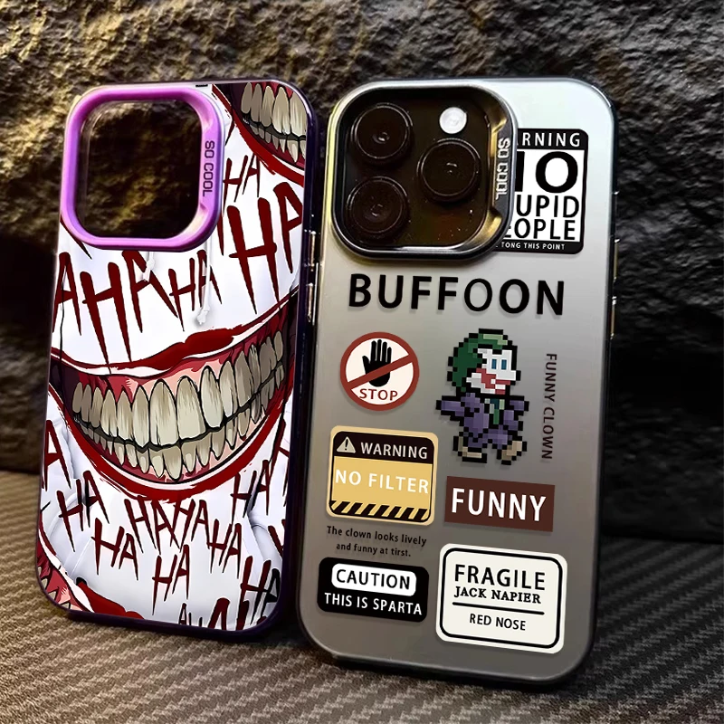 Clown Buffoon Pattern Matte Hard Case for Xiaomi Redmi Note 13 12 11 Pro Plus 4G 5G 12S 11S 10S 10 9 9S 8 12C 13C A3 Back Cover