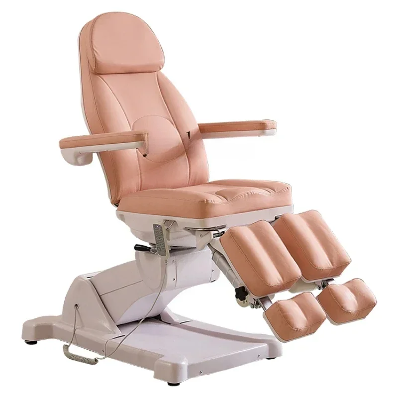 

TQH Professional Pedicure Chair Foot Therapy Tattoo Foot Soaking Bed with Rotating Electric Lifting Beauty Nail Bed