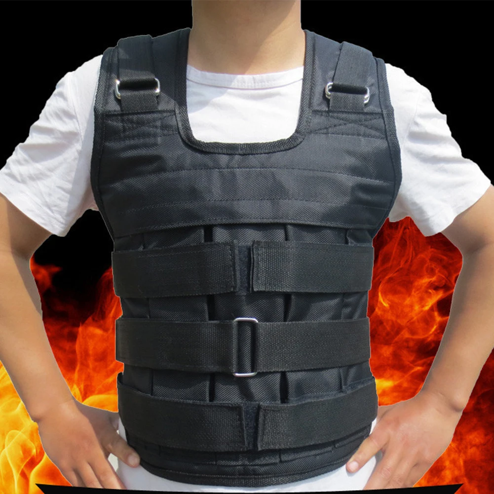 

Утяжеленный жилет Весовой жилет из ткани Оксфорд Жилет для бега Удобный весовой жилет Регулируемый для силовых тренировок