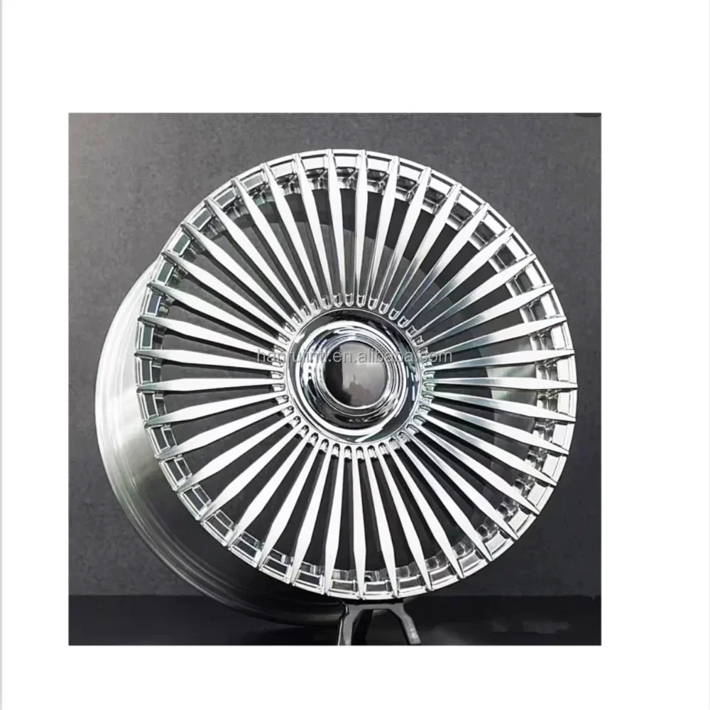 

Custom Multi-Spoke Design Floating cap 16" -26" Inch Lightweight Forged 6061-T6 Aluminum Wheels For Luxury Car