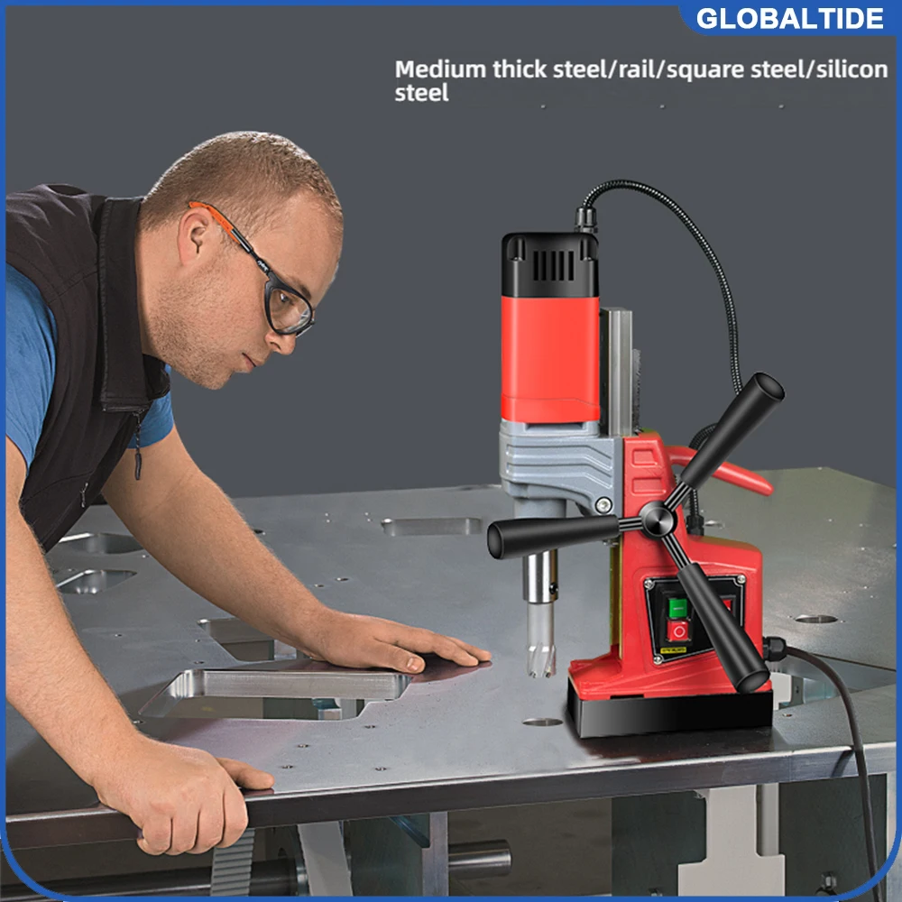 

Hot Sale AX60S Magnetic Drilling Rig Magnetic Seat Drill, Industrial Grade Small Bench Drill Electric Drill, Powerful Drill Bit