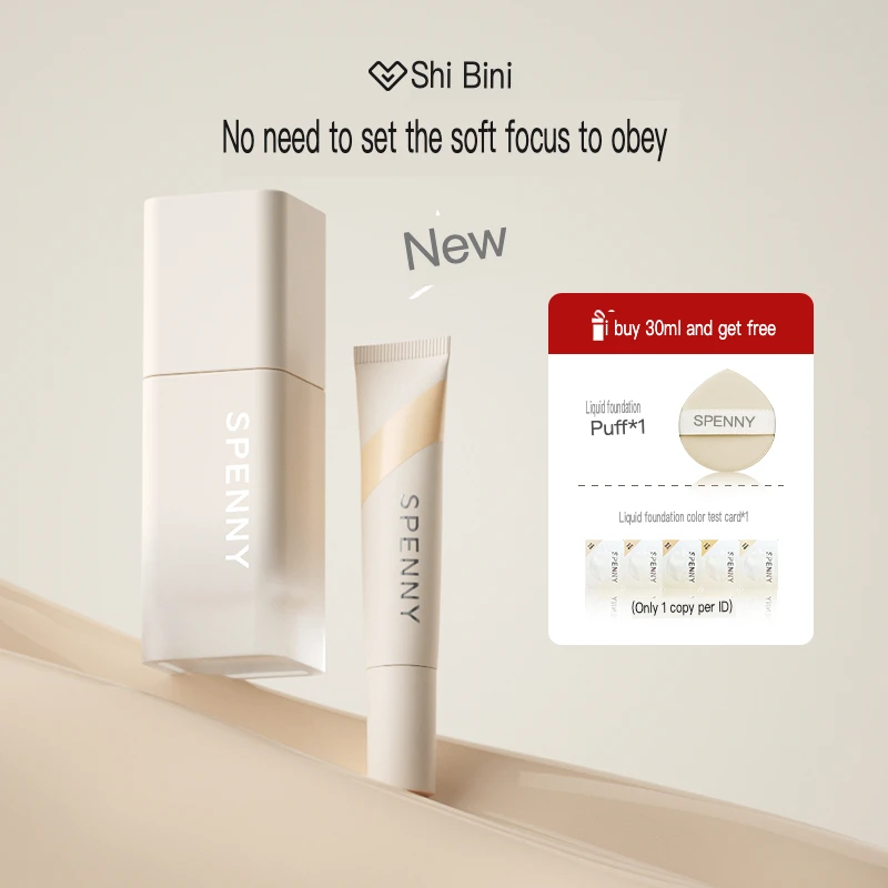 Spenny/Spenny Bold Long-Lasting Foundation For Oily And Combination Skin, Oil Control, Concealing, Long-Lasting, Comfortable,