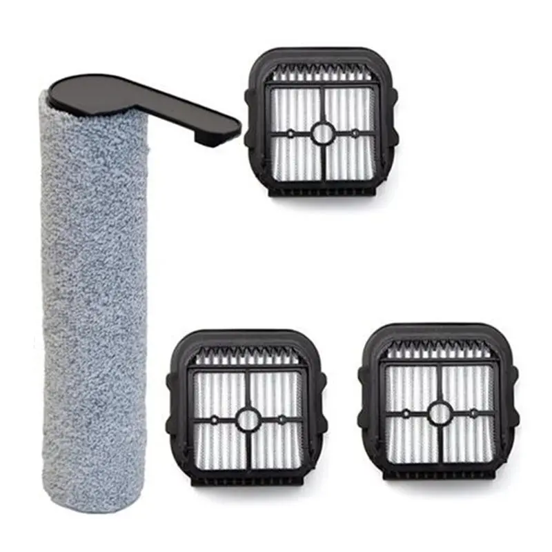 AC93-Suitable For Jonr ED12 Pro Max Floor Scrubber Accessories: Main Brush Brush Wheel, Roller Brush, Filter Cartridge