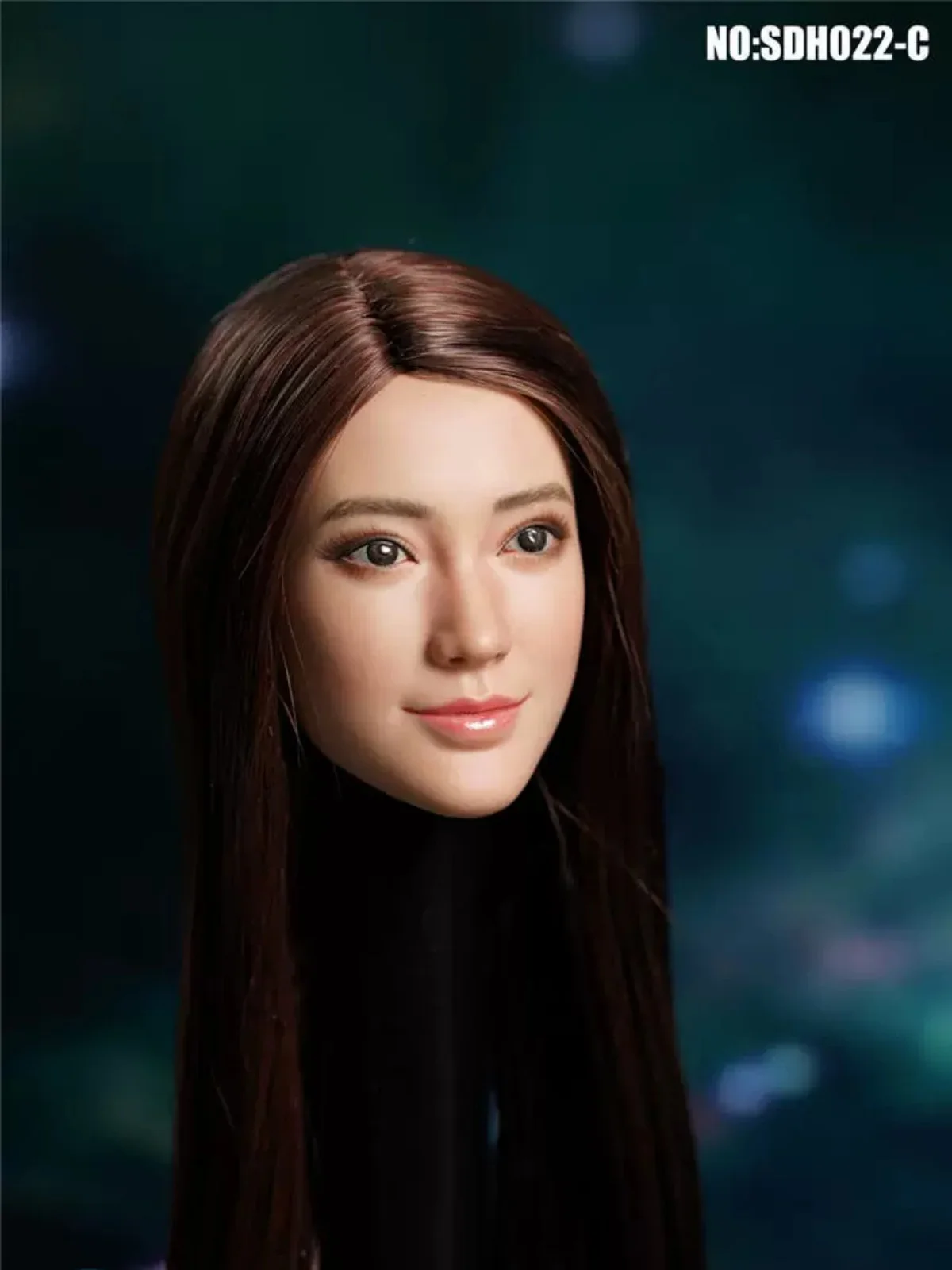 【Only Head】SUPERDUCK 1/6 Scale Female Soldier Exquisite Makeup Realistic Facial Expressions Head Sculpt Fit 12''Action Body Toys