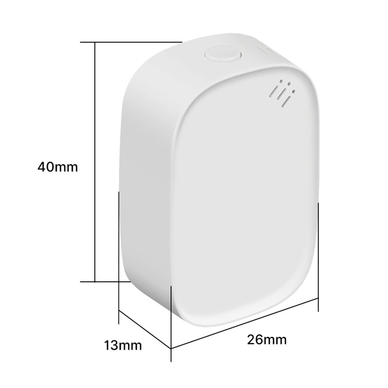 낙서 Zigbee 스마트 홈 프로브 앱 원격 제어 온도 및 습도 스마트 보안 센서