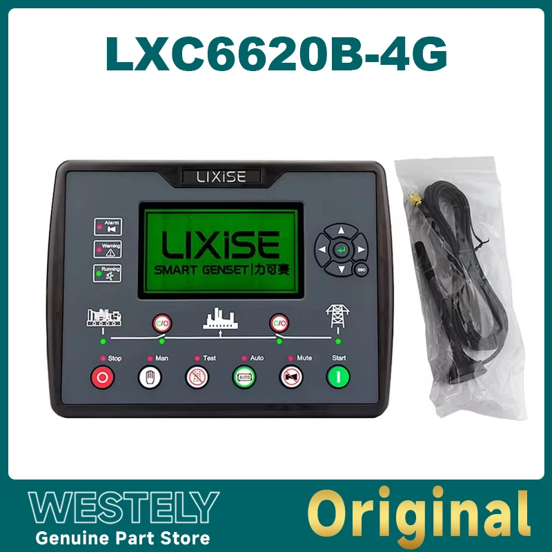 

LXC6620B-4G Generator Set Remote Auto Start Controller Module Support GPS Cloud Service Functions Monitor Panel Original Genuine