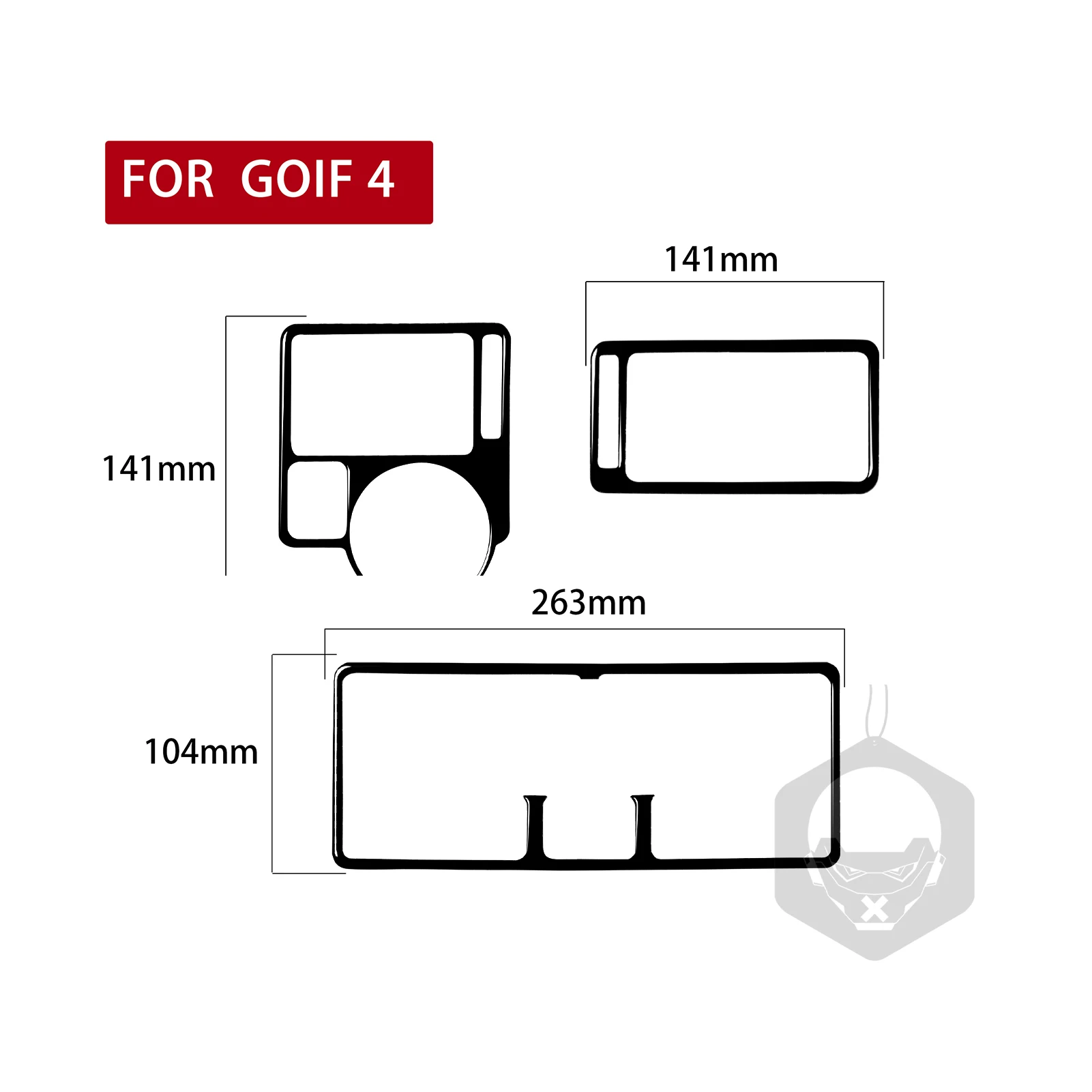 For Volkswagen Golf 4 MK4 1999-2004 Piano Black air conditioning air outlet panel Car Interior Accessories Decorative Stickers