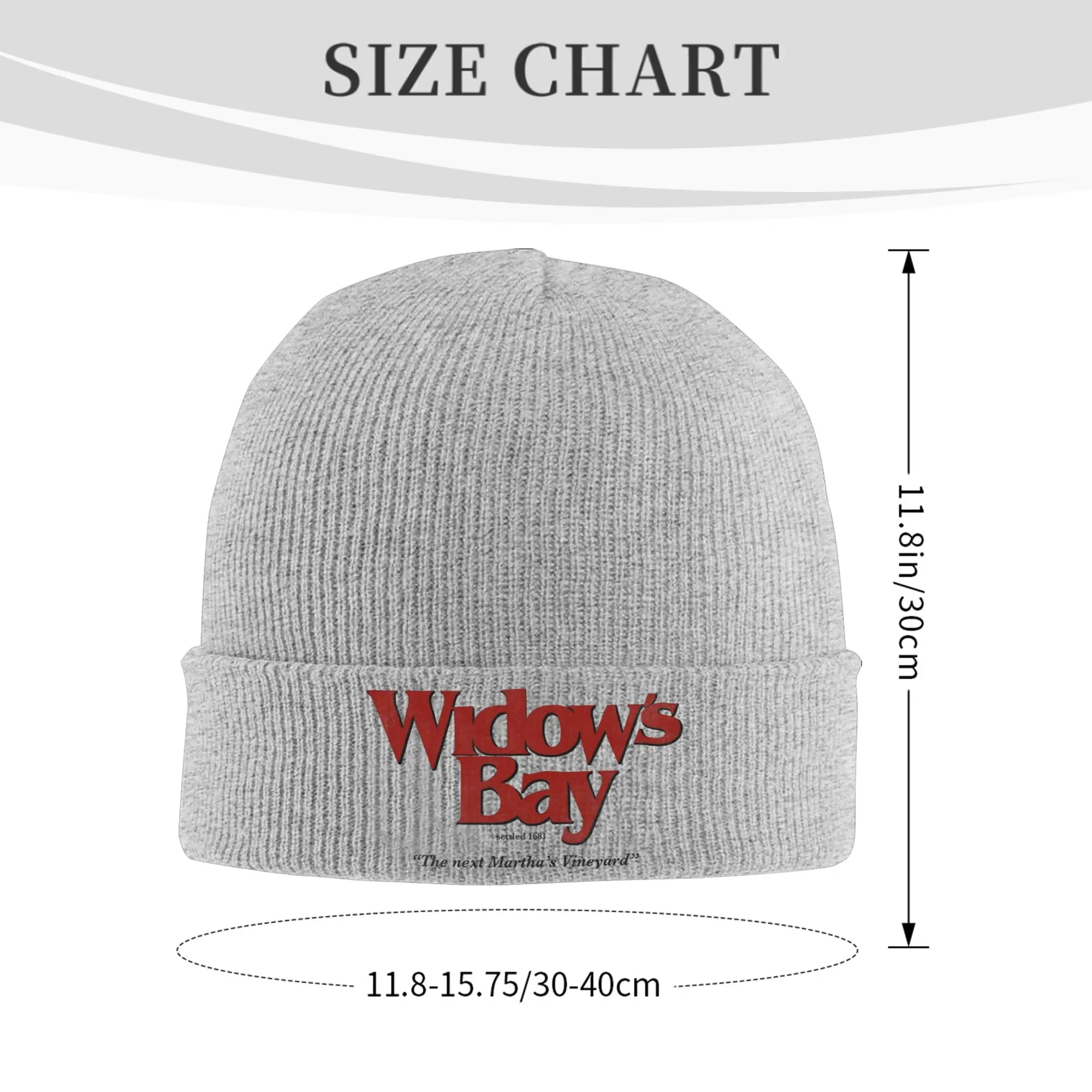 Men Women Beanie Widow's Bay Horror Movie 2026 Merch Winter Skull Knitted Hat Cap  Bonnet Hats
