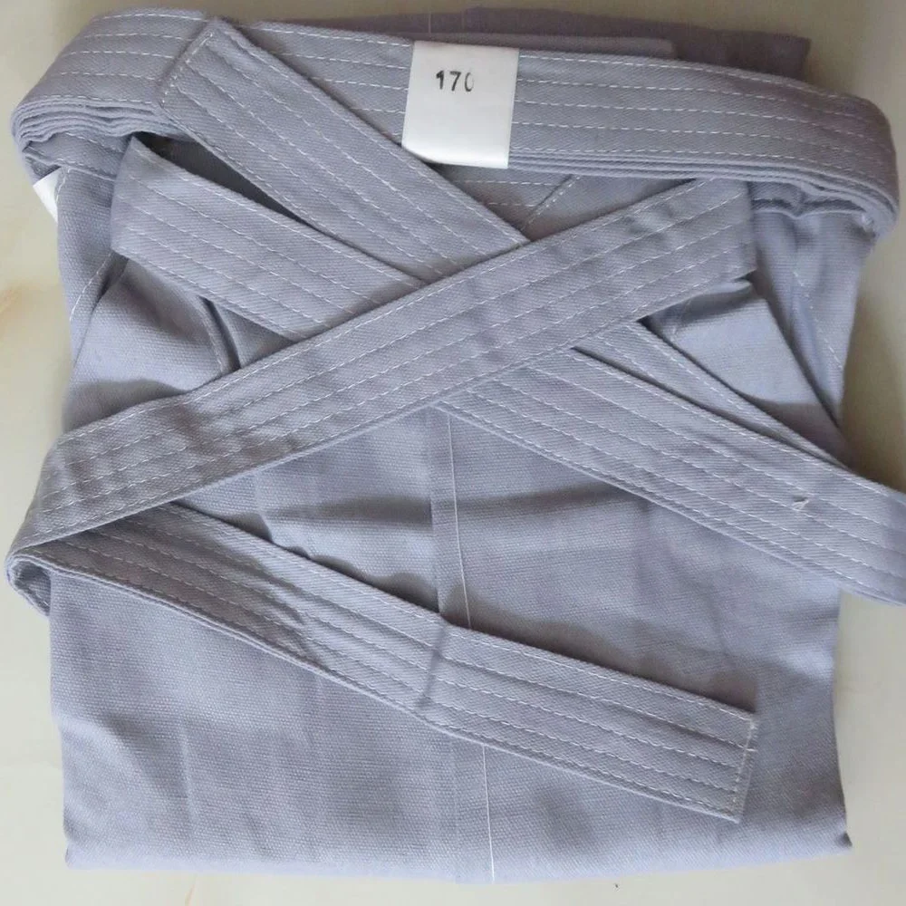 بنطال كيندو قطني عالي الجودة للجنسين هاكاما كيكو جي آيدو أيكيدو رمادي #3