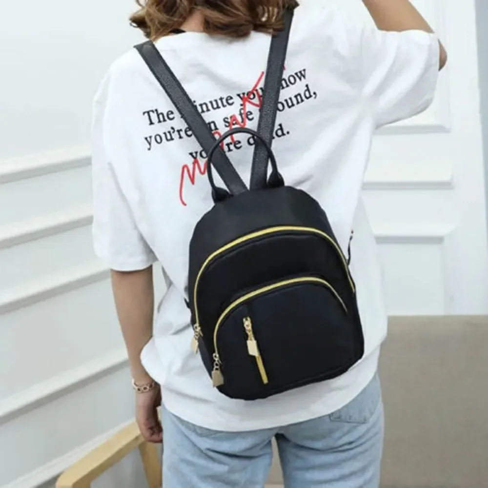 新しいファッションの女性のバックパックミニソフトタッチ多機能小型バックパック女性レディースショルダーバッグガール財布
