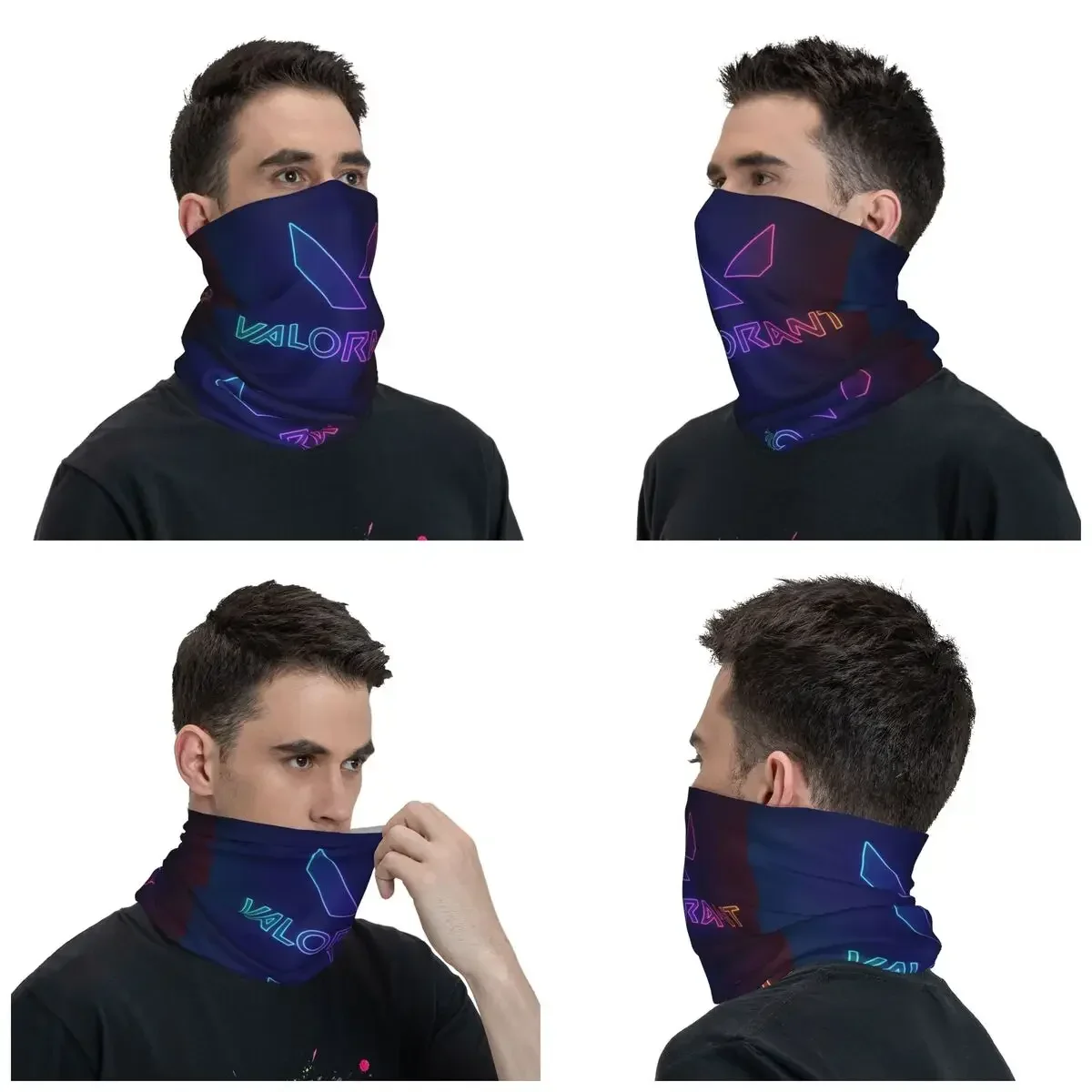 วิดีโอเกม Valorant คอ Gaiter ผู้หญิงผู้ชาย UV Face Shield ฤดูหนาวผ้าพันคอผ้าพันคอสําหรับขี่จักรยาน