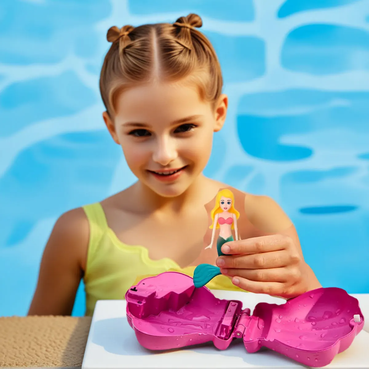 Juguetes de baño de sirena con flotadores sin carcasa, juguetes acuáticos para niños en verano, piscina, juego flotante para adultos, regalo