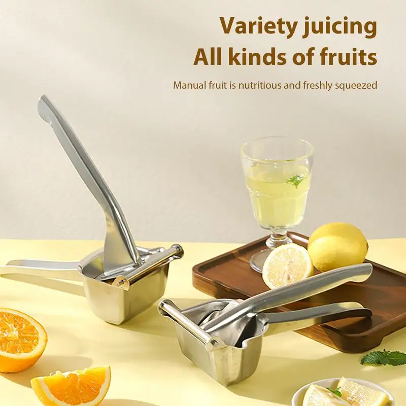 Hand Press Juicer Fruit Juicer Squeezer For Lemon Hand Juice Extractor With Built-in Porous Filter For Oranges Grapes 3