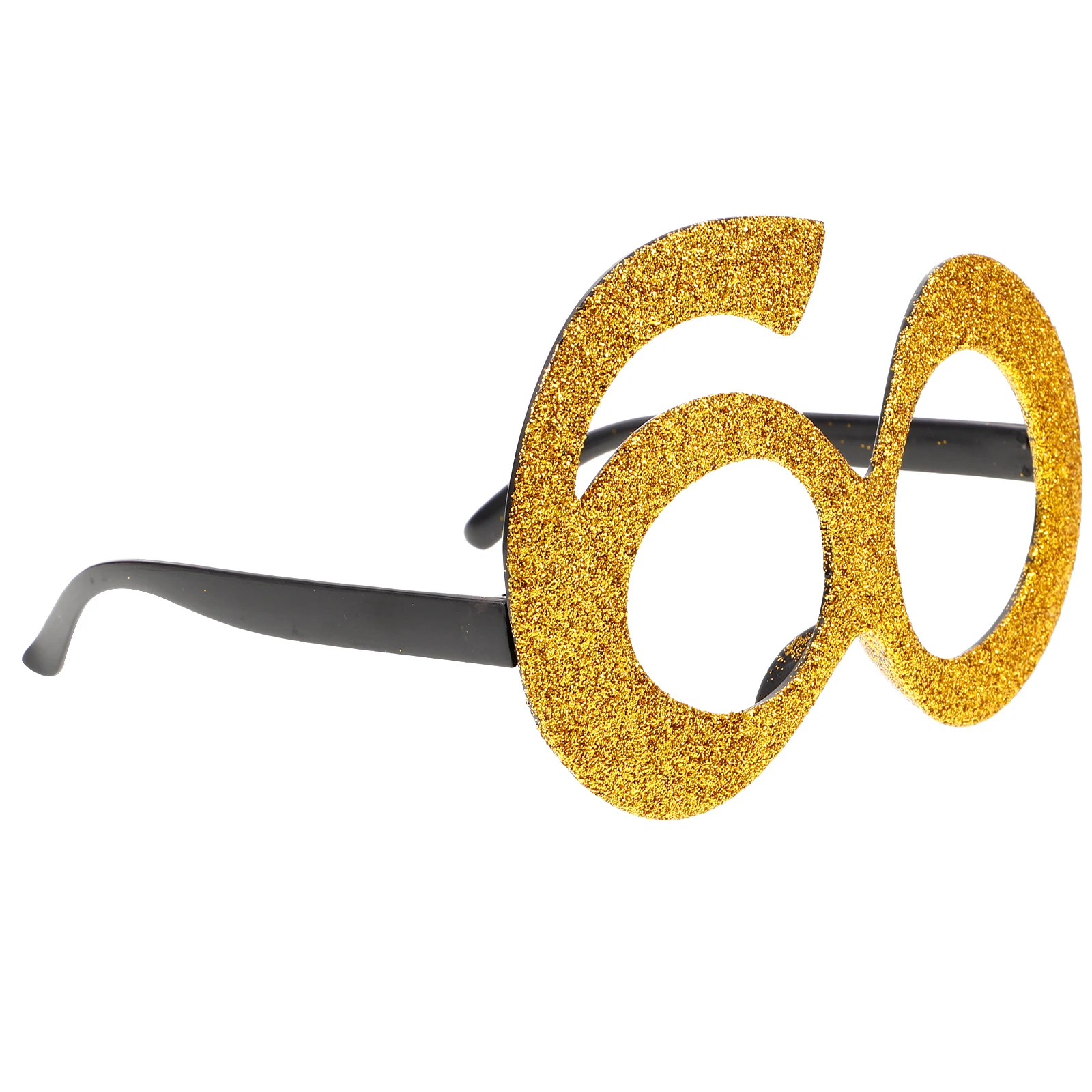 

Numbers Digital Glasses Birthday Party Sunglasses Decorate Milestone Golden Abs Man