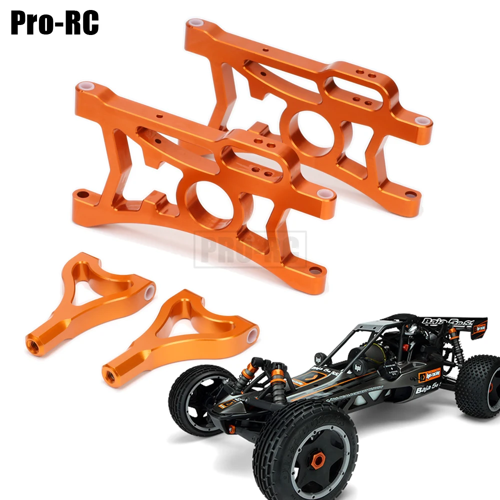 1Set Aluminum Alloy #85402 Rear Upper&Lower Suspension Arm Left & Right for RC Car 1/5 HPI Baja 5T 2.0 5SC SS 5B Flux 5R 1970