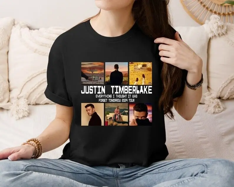 2024 Justin Timberlake Tour T Shirt Vintage 90s