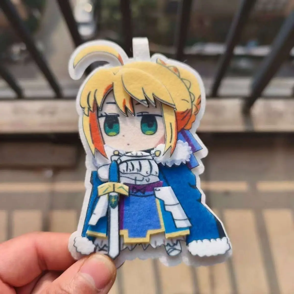 

Аниме Fate/stay night Altria Pendragon косплей милый нетканый тканевый брелок кулон рюкзак кулон сумка украшения подарок