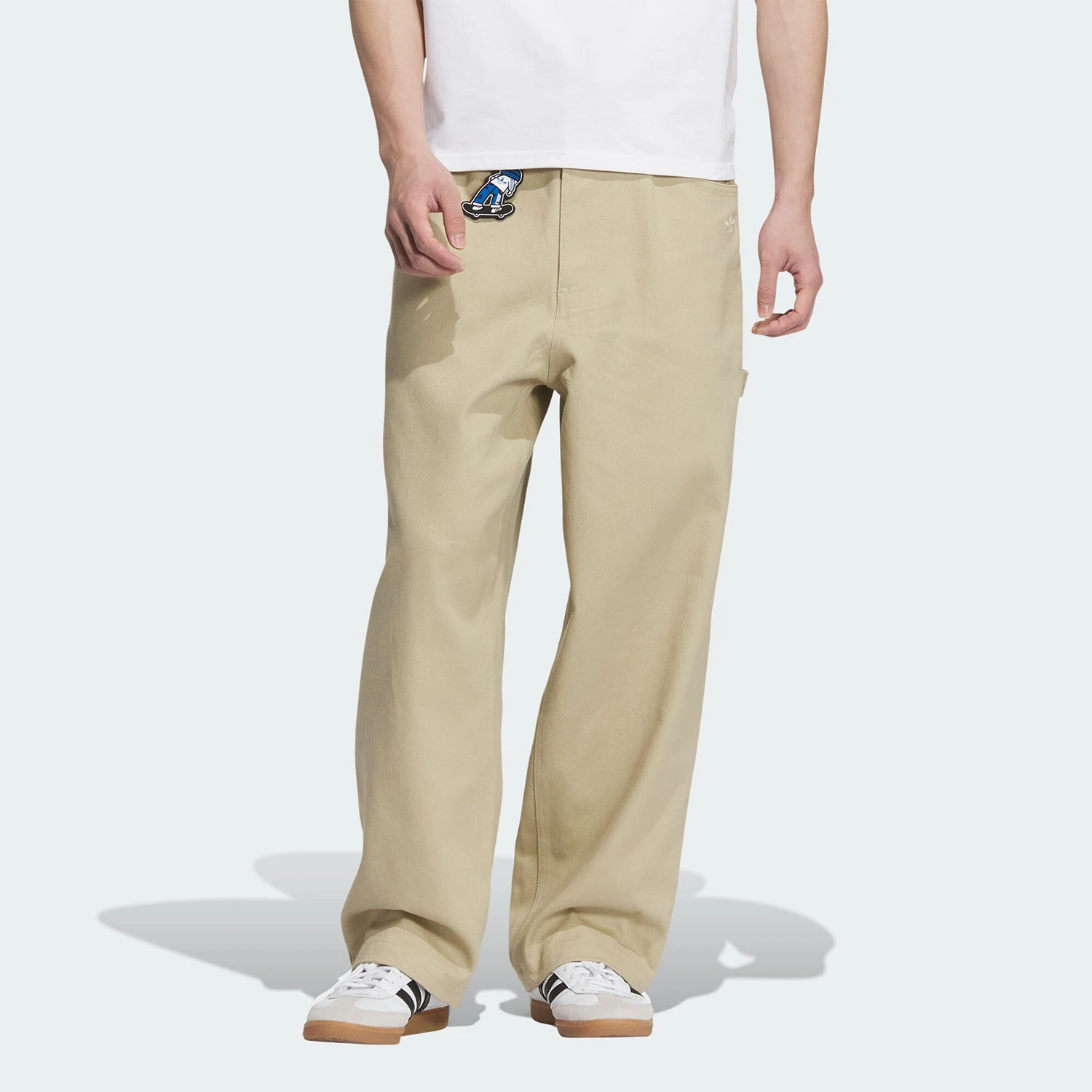 بنطال Adidas Originals للرجال كاجوال فضفاض للاستخدام الخارجي JC6840