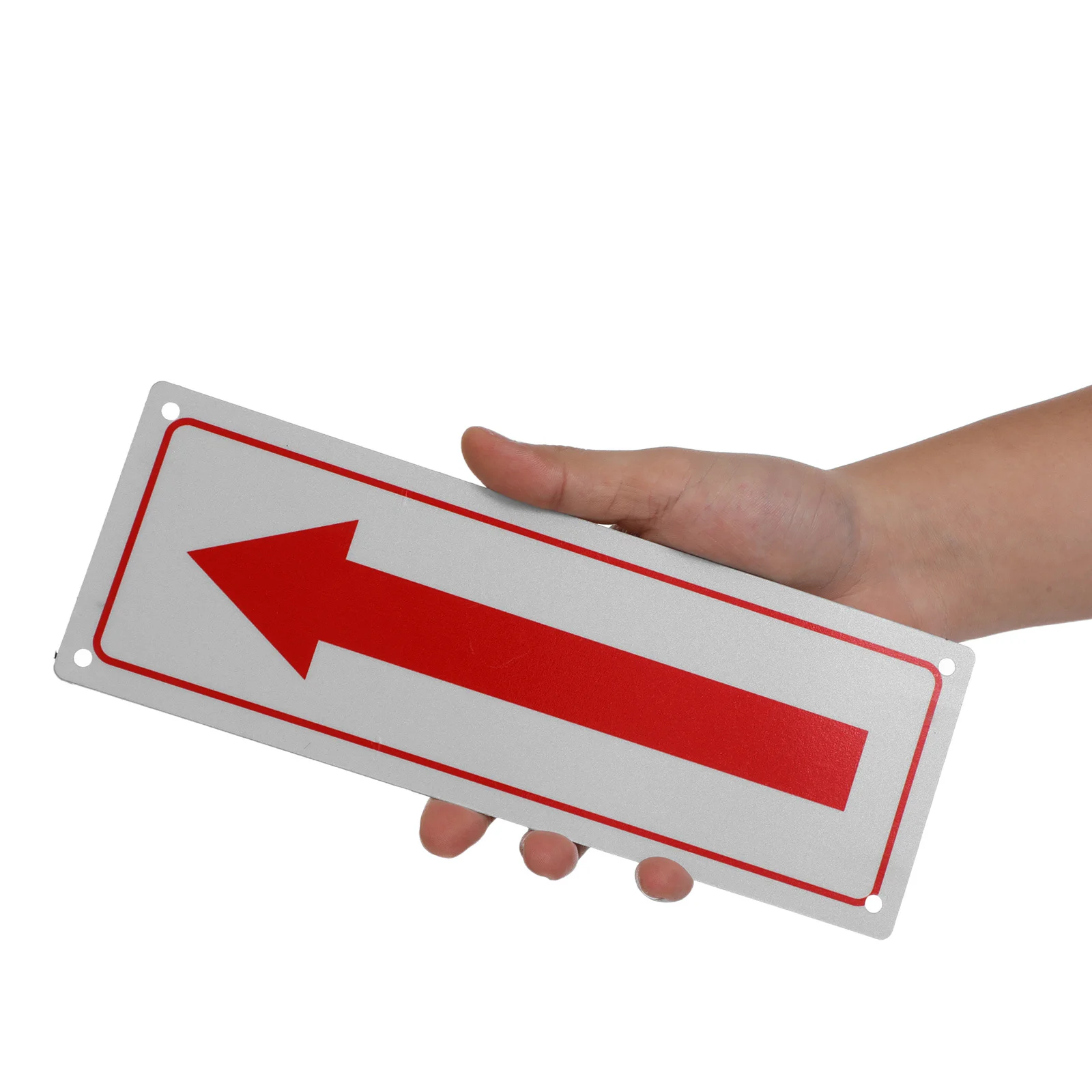 

Red Arrow Sign Outdoor Aluminum Left Right Directional Metal Safety Street Sign For Neighborhood School Parking Lot Public