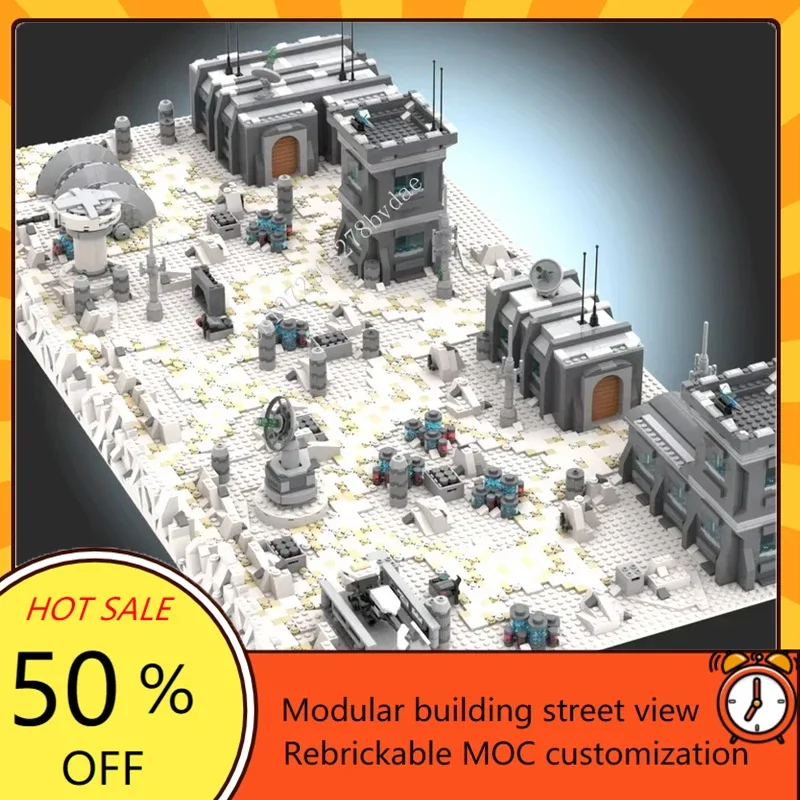 4679PCS MOC Space Wars Hoth battle base trenchline Custom Puzzle City Street View Education DIY Model Childrens Toy Holiday Gift