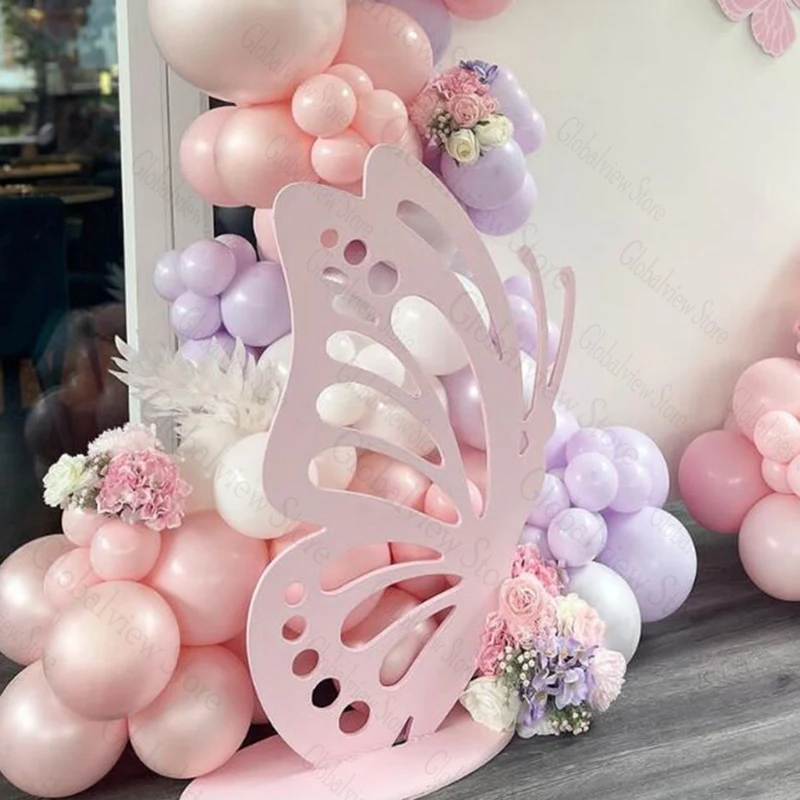 Decorazioni a farfalla vuote fai da te farfalle rosa ritagliate bordo in schiuma a tema farfalla puntelli per feste di compleanno decorazioni per