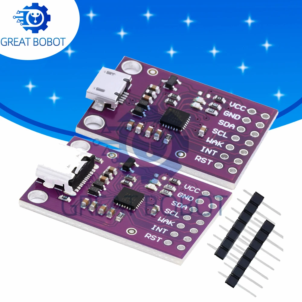 BS CP2112 Debug Board USB to SMBus I2C Communication Module 2.0MicroUSB 2112 Evaluation Kit for CCS811 Sensor Module for arduino