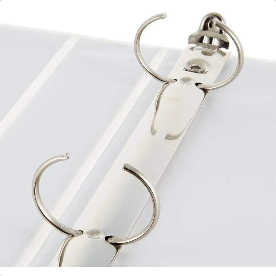 Nozioni di base Raccoglitore a 3 anelli da 1 pollice bianco confezione da 4