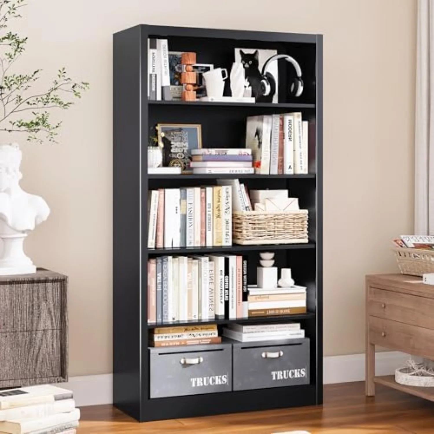 Metal Bookshelf, 66