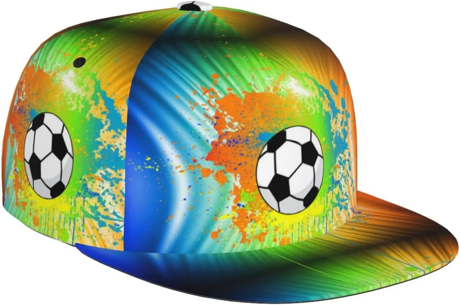

Funny Soccer Pattern-g005 Sport Hat Adjustable Soccer Baseball Cap Cute Soccer Baseball Hat for Men Women