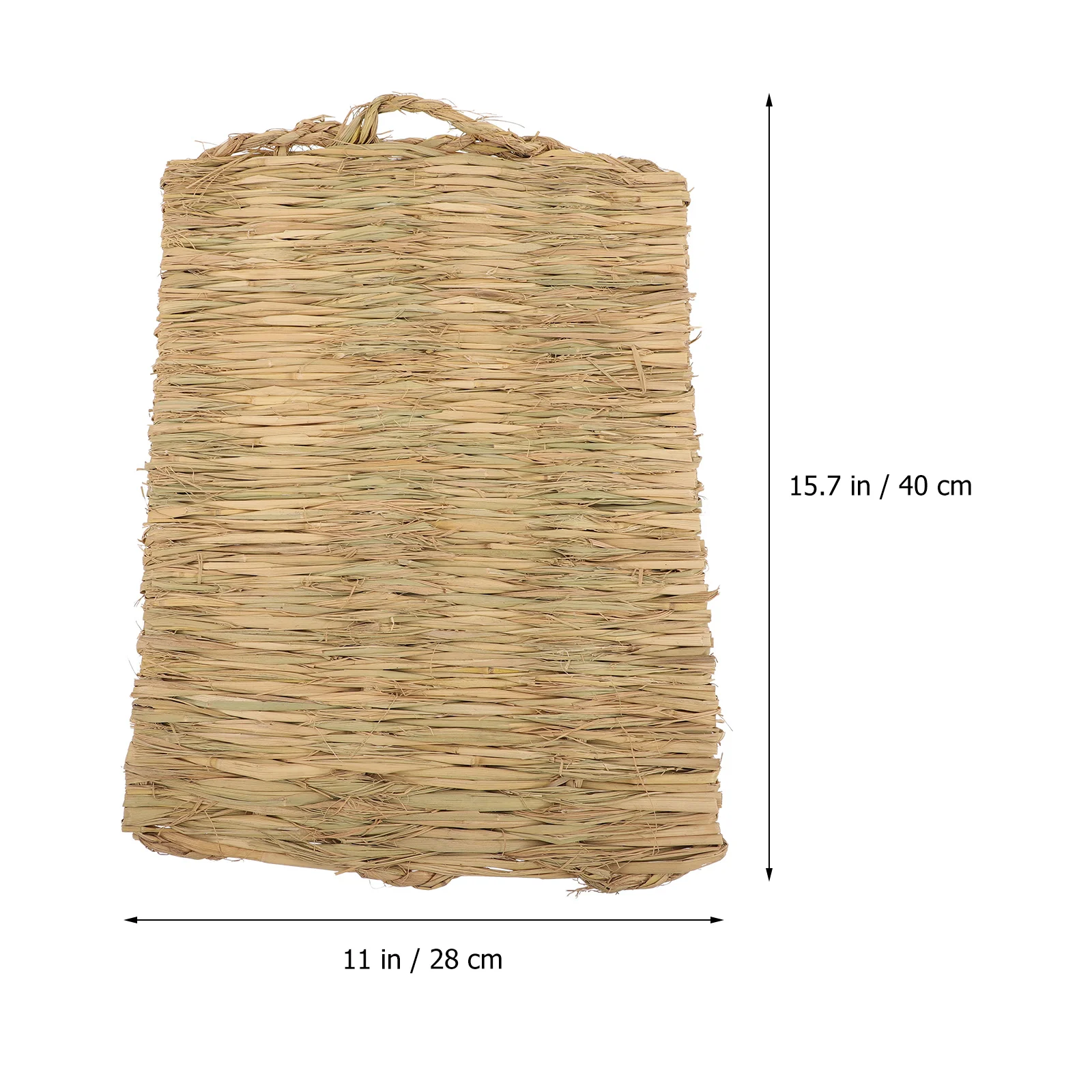 

6Pcs Chicken Coop Grass Pads Natural Woven Nesting Mats Rabbit Pet Bed Cushion Egg Nesting Mat Netting for Chicken Coop Roof