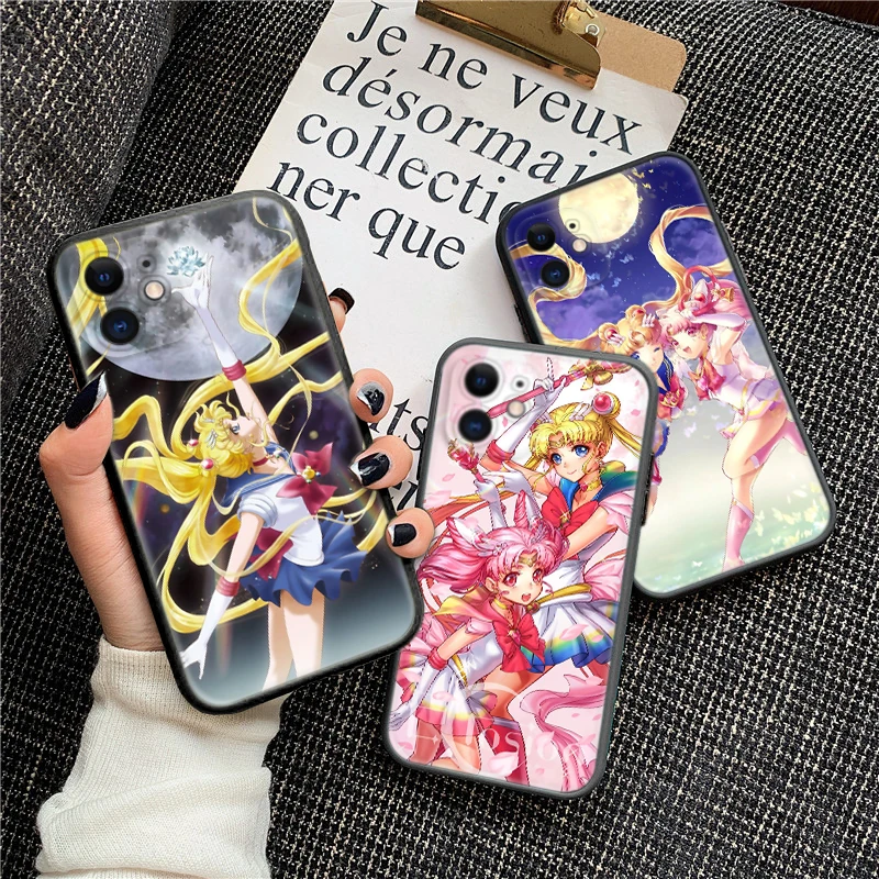 60HD Sailor Moon Soft Case for Huawei Y5P Y6P Y7A Y8P Y9A Y6 Y7 Y8S Y9S Y9 Prime Nova 9 9I 4E 5T 7 Mate 10 Lite 20 Pro P30