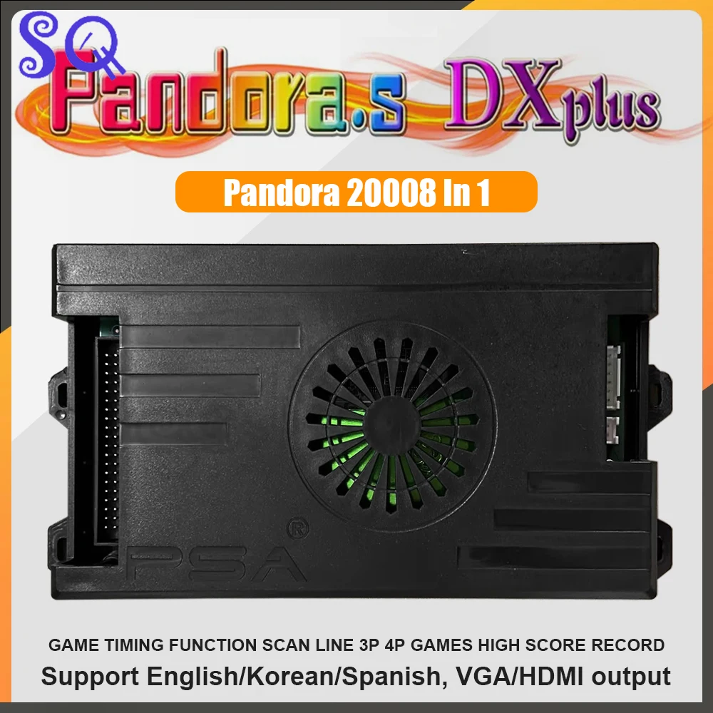 Pandora SAGA Box DX plus 20008 Game In 1 Arcade DIY Kit  LED Push Button Joystick Power Supply for Bartop Machine Cabinet