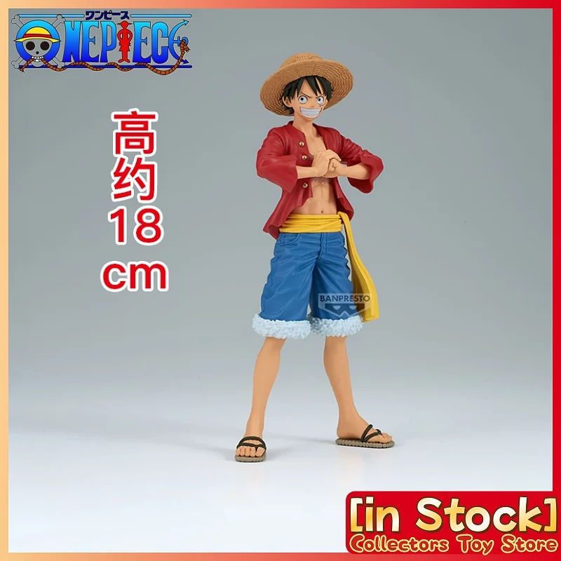 

[In Stock] One Piece Anime Toy Luffy 19cm Figure Model Collection Hot Blooded Comic Boy Birthday Gift