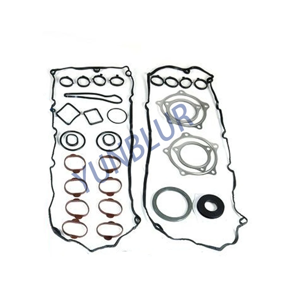 أجزاء المحرك مجموعة حشية كاملة تناسب 4.8 لتر V8 غاز M48 لـ 13-18 بورش كايين 92A 9PA PANAMERA 970 #4
