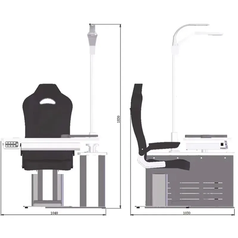 Hot Sale Optometry Refraction Unit TCS-880 Manufacturer Price Electric Ophthalmic Unit for 2 Devices