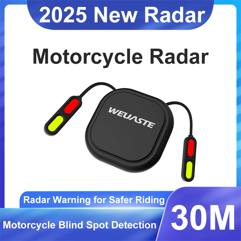 

Motorcycle 24GHz BSD Radar Safety Kit Blind Spot Monitor & Lane Change Alarm IP67 Waterproof Moto Warning System accesorios moto