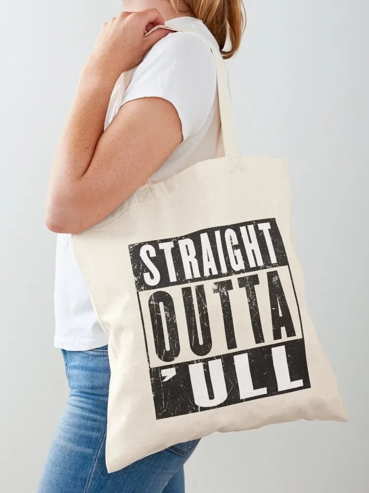 Straight Outta Hull ('ull) Funny Kingston Upon Hull East Riding of Yorkshire Tote Bag hand bag personalized tote bag