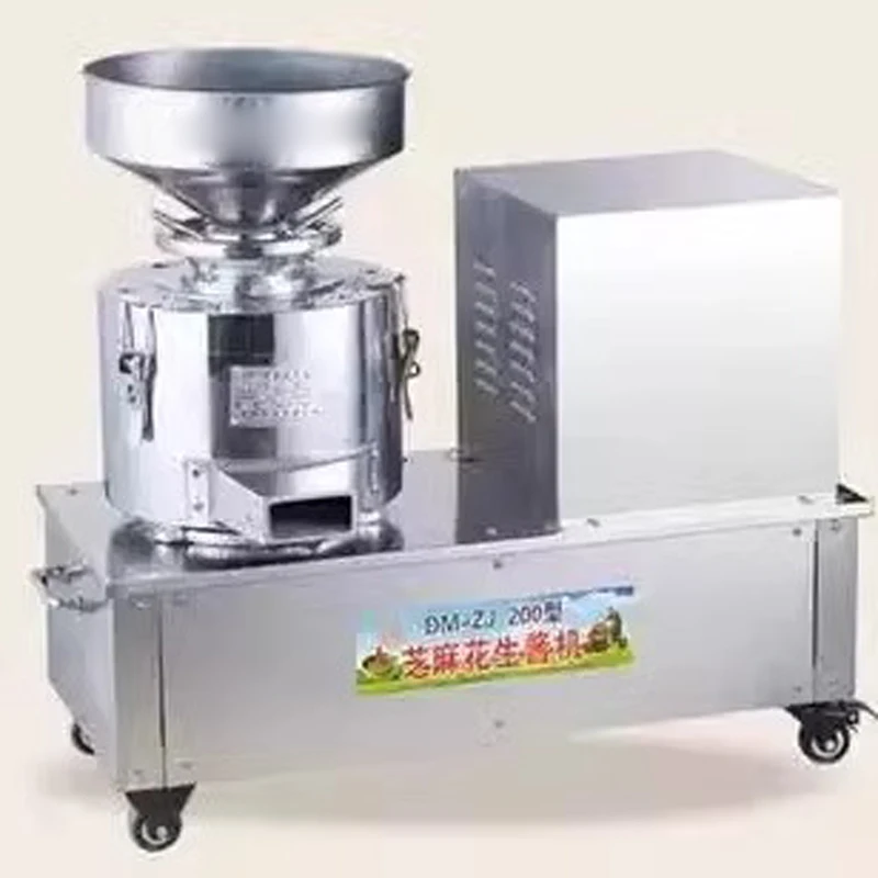 New commercial stainless steel vertical sesame butter peanut butter machine 2.2KW pure copper wire motor