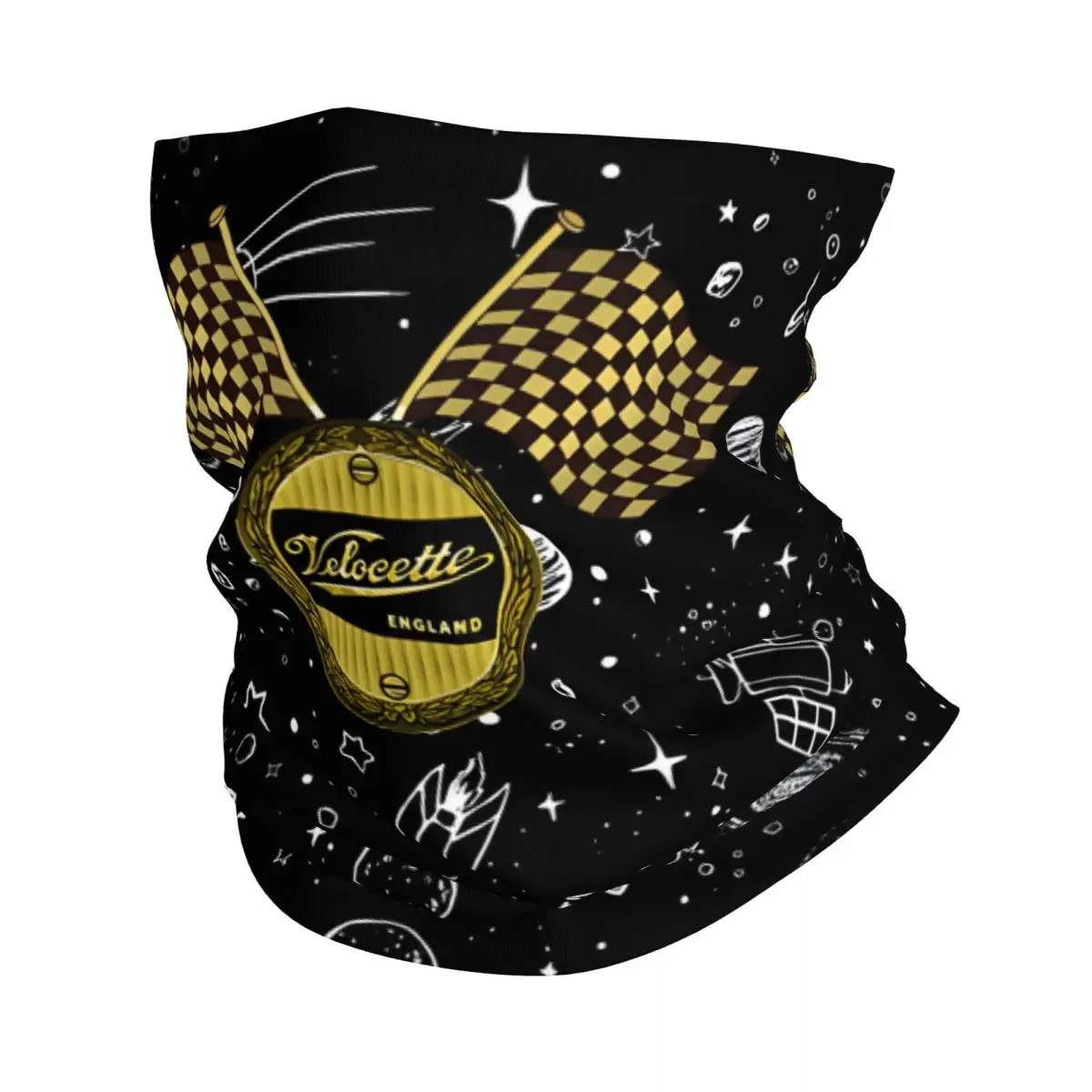 Fabulous Velocette Bandana Neck Cover Motocross Face Mask Multifunctional Headwear Cycling Unisex Adult Washable