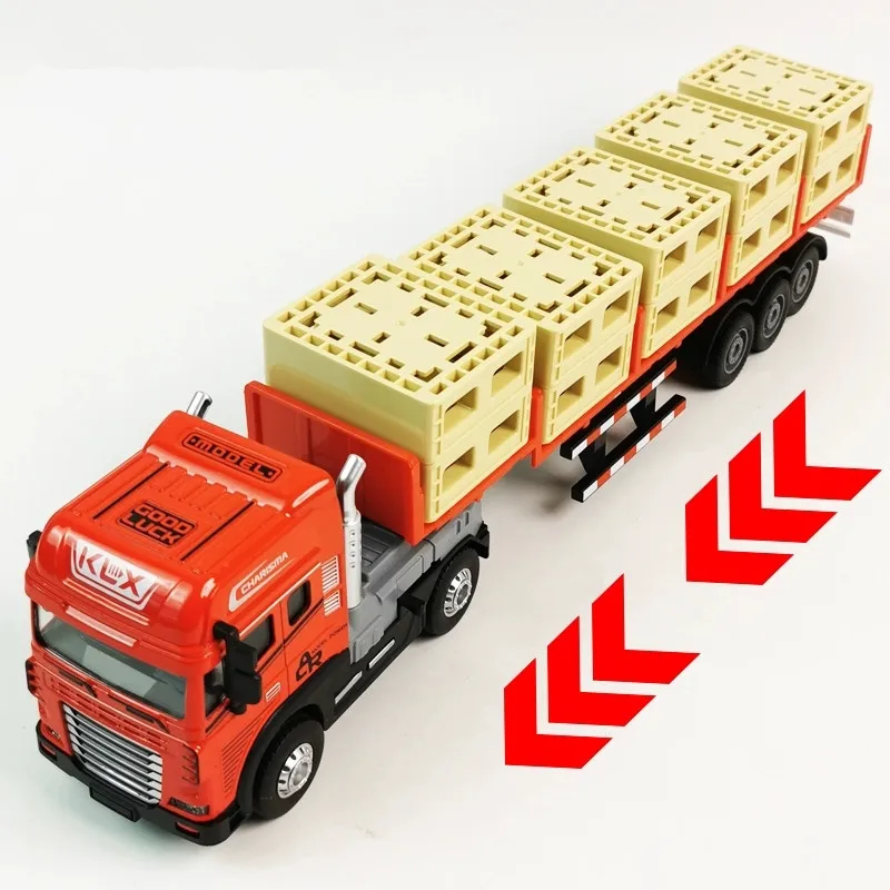 1: 50 alloy engineering trailer model,simulation of sound and light transport vehicle toys,flat transport vehicles,wholesale