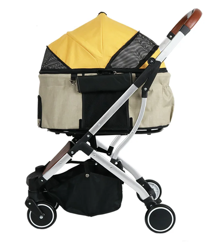 China Factory Direct Selling Carry Pet  Stroller Adjustable LightWeight 3 In 1 pet Strollers