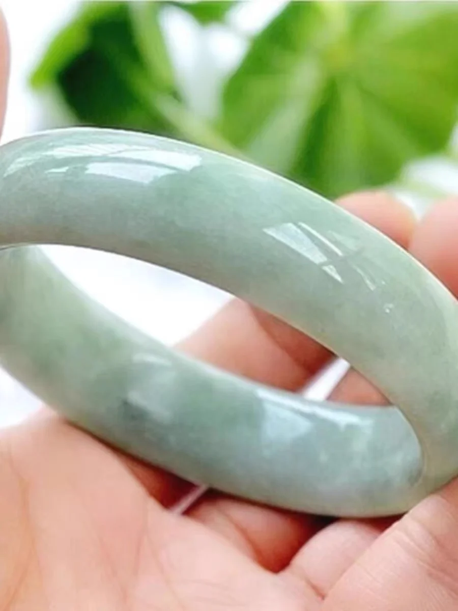 Genuine Natural Green Jade Bangle Bracelet Charm Jewellery Fashion Accessories Hand-Carved Lucky Amulet Gifts for Women Her Men