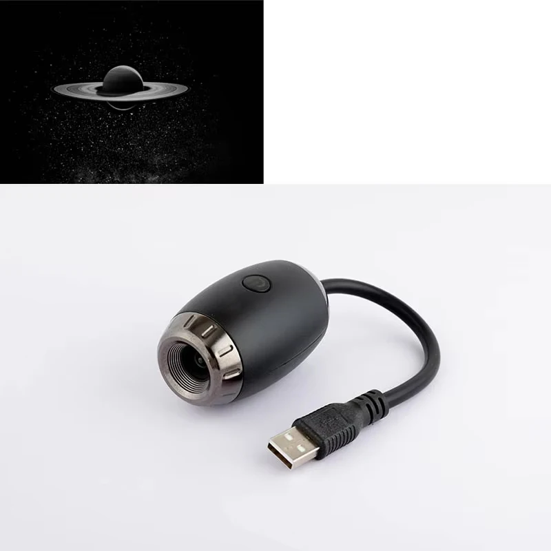 Romantisch LED-sterrenhemel Nachtlampje USB-aangedreven Saturn Galaxy-projectorlamp voor autodak Feestkamer Plafonddecoratie Plug and Play