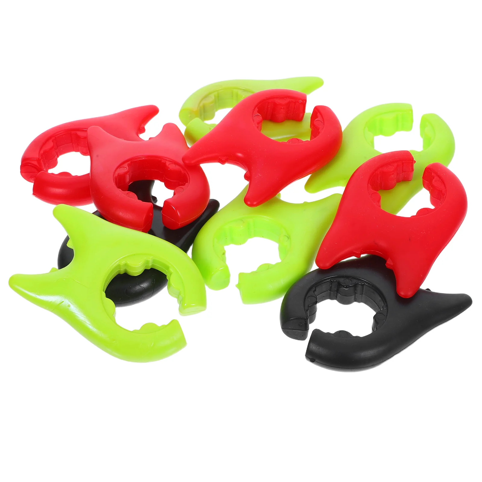 10Pcs Pot Spatula Holder Kitchen Utensil Organizer Clip Edge Mount Non-Slip Heat Resistant Cooking Tool Rack for Pans