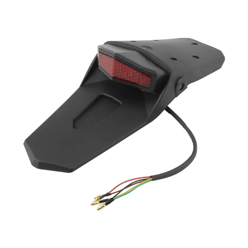 A20K-Motorcycle 12V LED Tail Light Rear Fender Brake Lamp Universal Accessory For Motocross