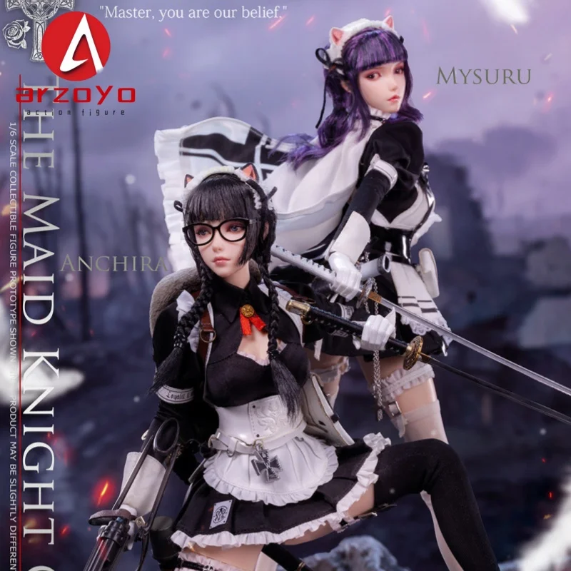 

Коллекционная фигурка Longshan Heavy Industry S-01A/B 1/6 Knights Gunner Missouri&Angela, 12 дюймов, с подвижными глазами, полный комплект