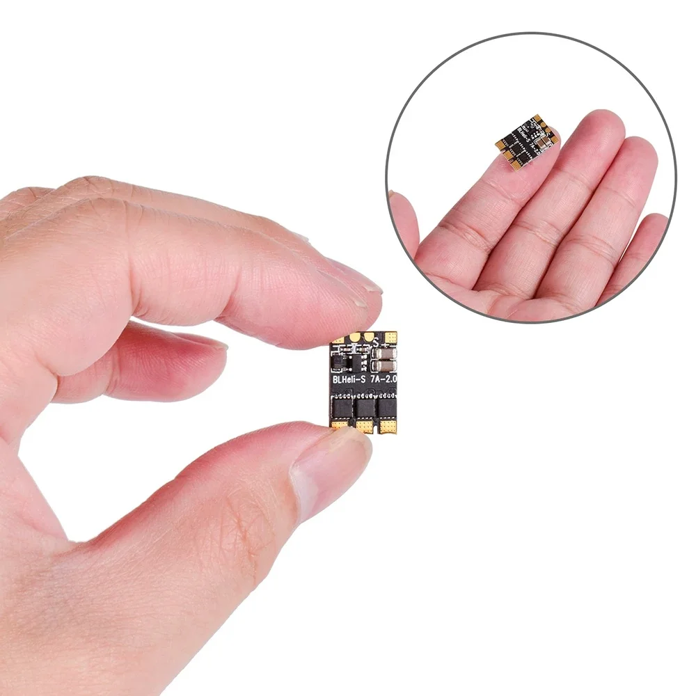 FLASH HOBBY XSD7A micro speed control BLheli_S 7A esc XSD7A Dshot600 / Dshot300 / Oneshot42 / Multishot and damped light 1-2s