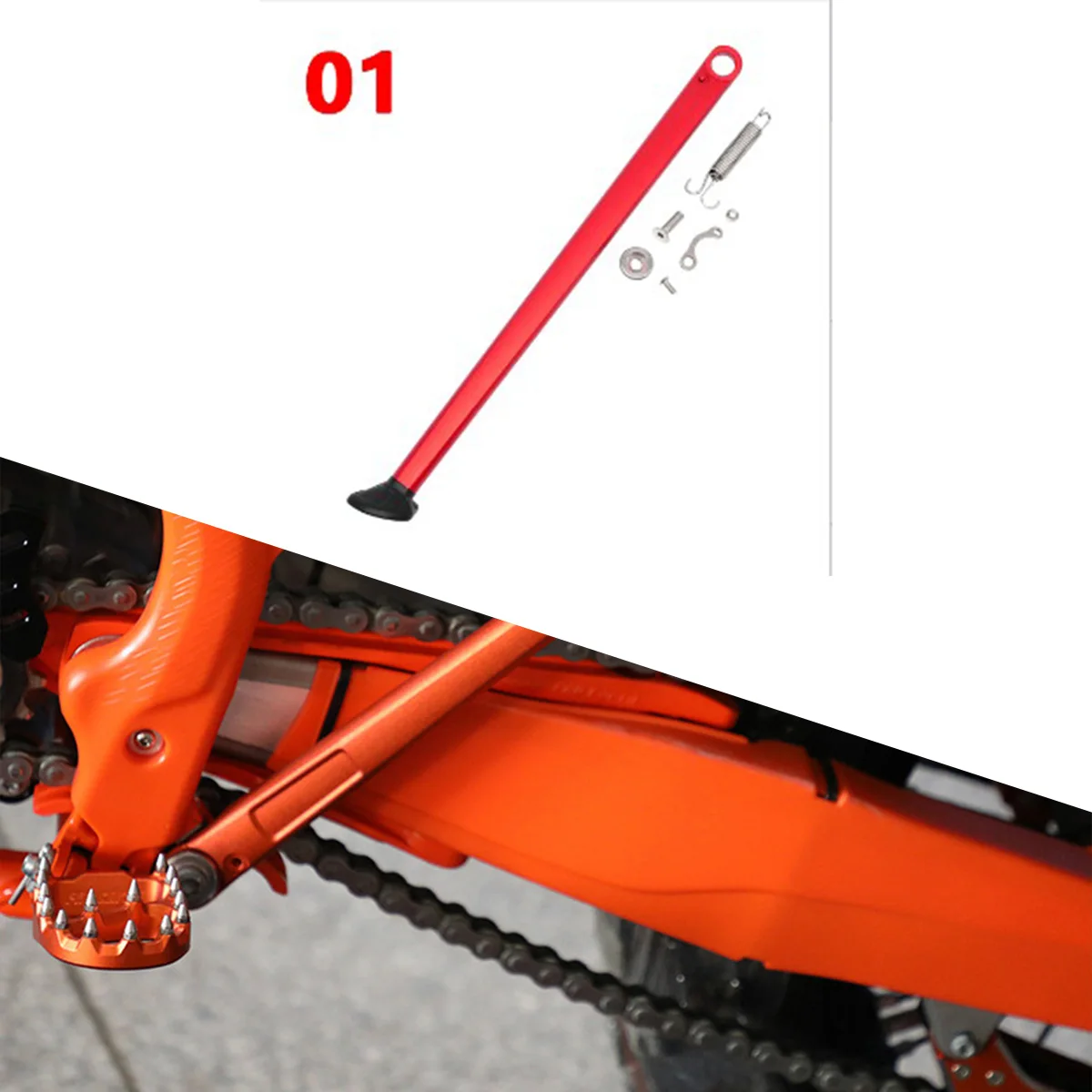 

For Husaberg FE FX2009-2013​ For KTM ​150 XC 200 XC 200 XC USA 200 XCW 200 XCW USA 250 XC Motorcycle Kickstand Side Stand