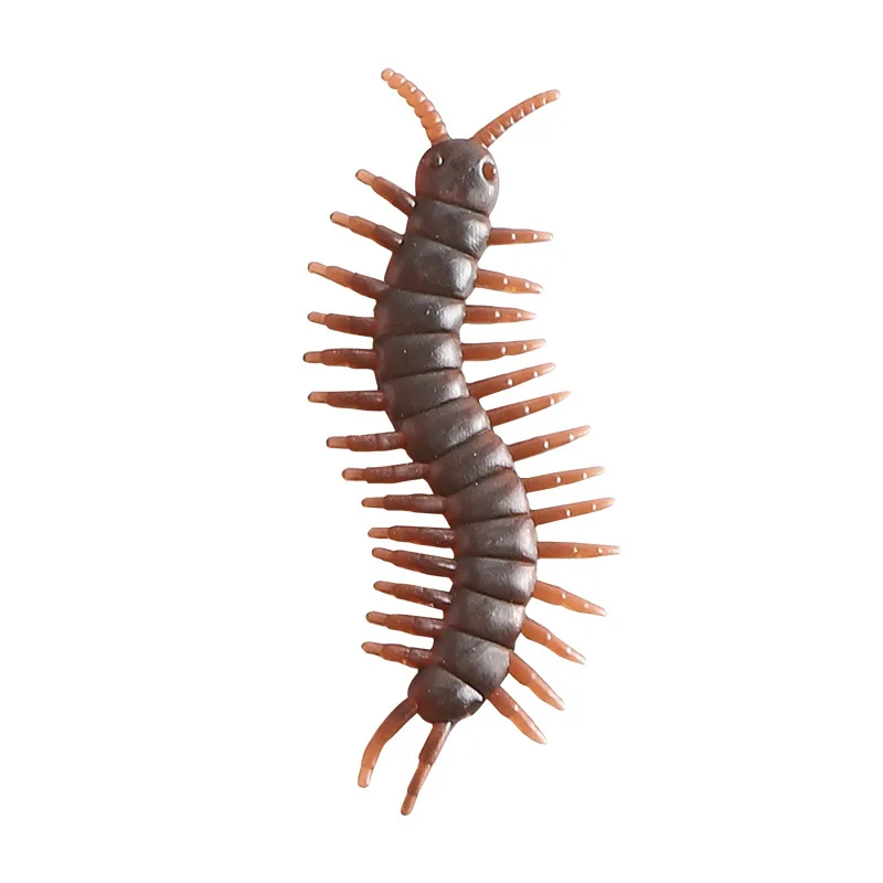 5-50Pcs Horrifying Funny Cockroaches Joke Decoration Props Rubber Toy Gags Practical Jokes Toys Simulation Plastic Centipede