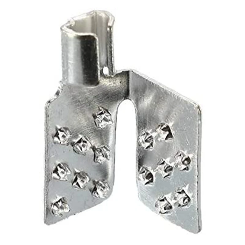 80Pcs Carbon Thermal Film Clamp Connector, Warm Floor Copper Plated Silver Clip Accessories, Floor Heating Film Clamp